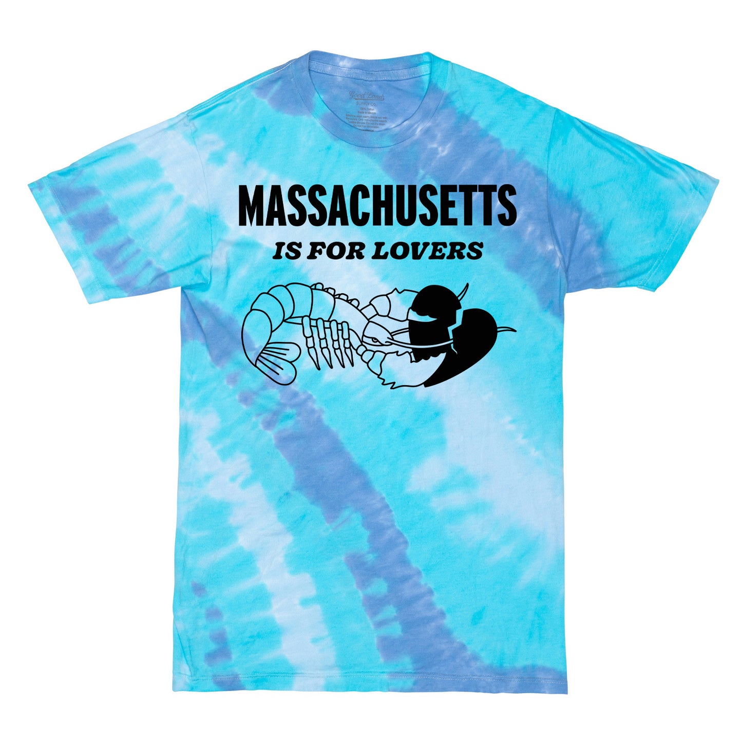 Massachusetts Is For Lovers Tie Dye Festival Tee