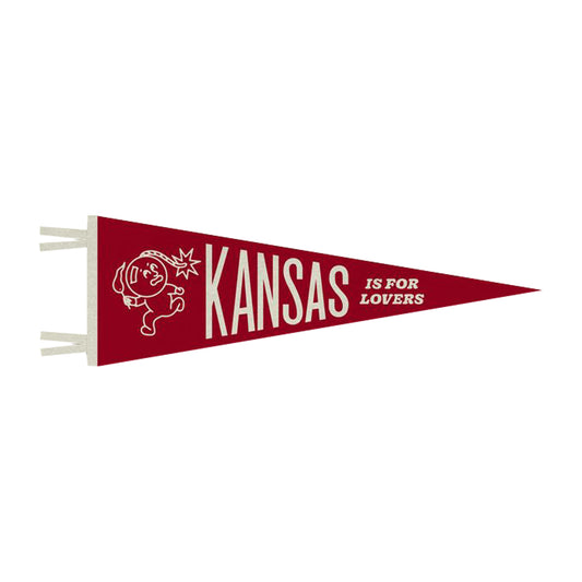 Kansas Is For Lovers Pennant